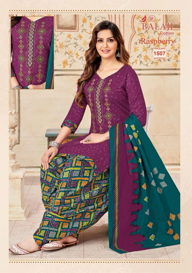 Raspberry Vol 15 By Balaji Daily Wear Cotton Dress Material Wholesale Price In Surat
